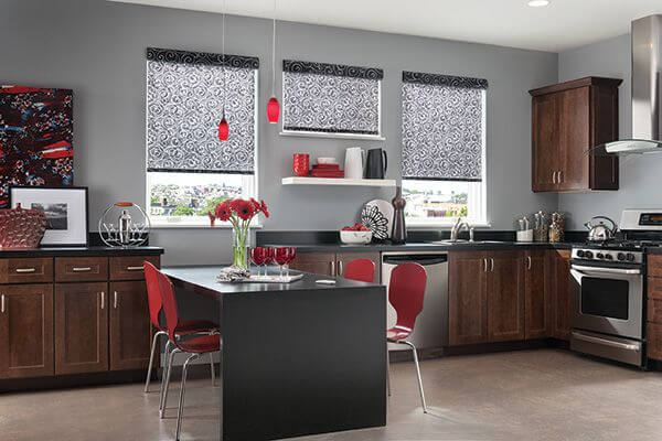 The kitchen is a wonderful room to add a touch of personality, style, and flair and window treatments are a great place to start!