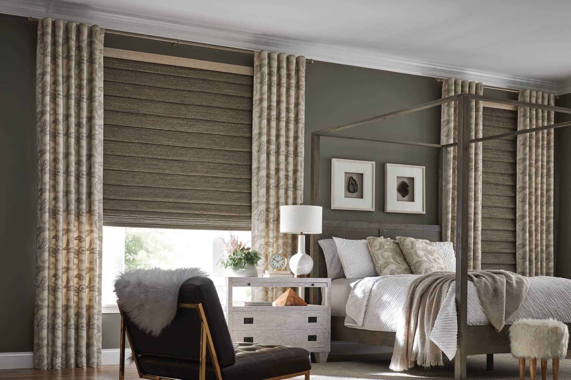 Draperies and curtains can be added on top of other window treatments adding another design element to the room as well another layer of insulation.