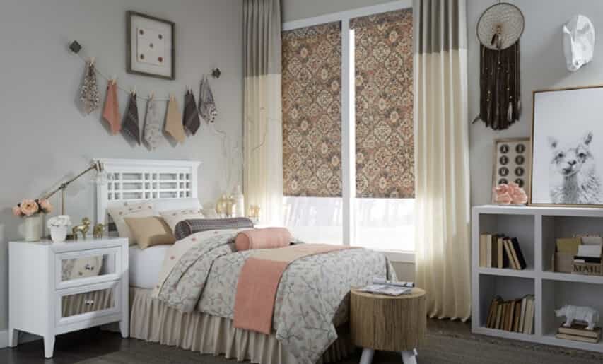 drapes in bedroom