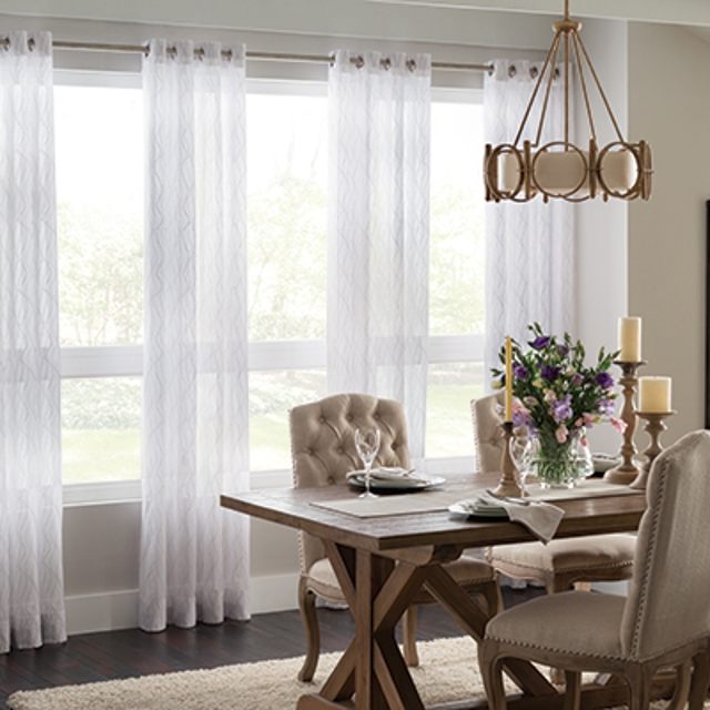 Dining Room Window Treatments, Dining Room Window Pictures