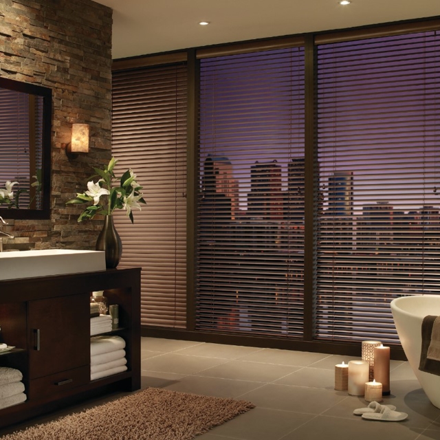 Bathroom Custom Blinds & Shades