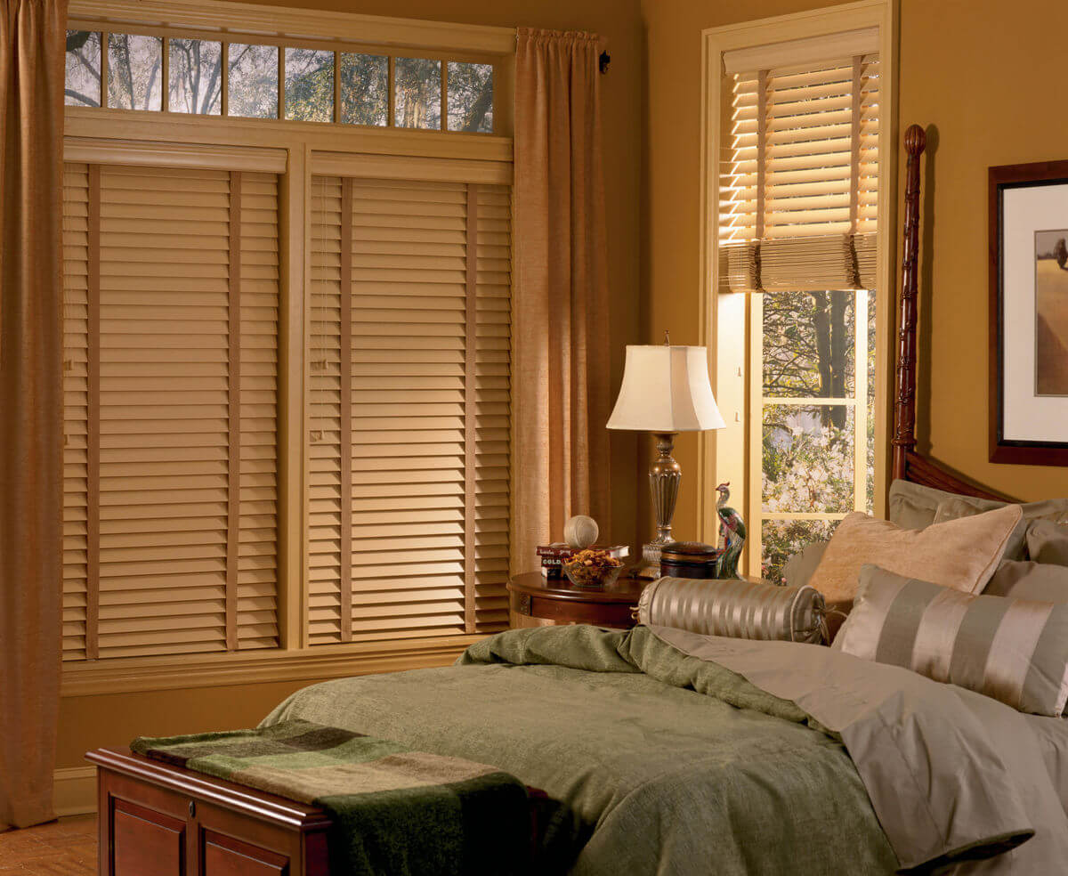 Craftsman style window treatments will emphasize organic, natural beauty with minimalistic wooden coverings. 