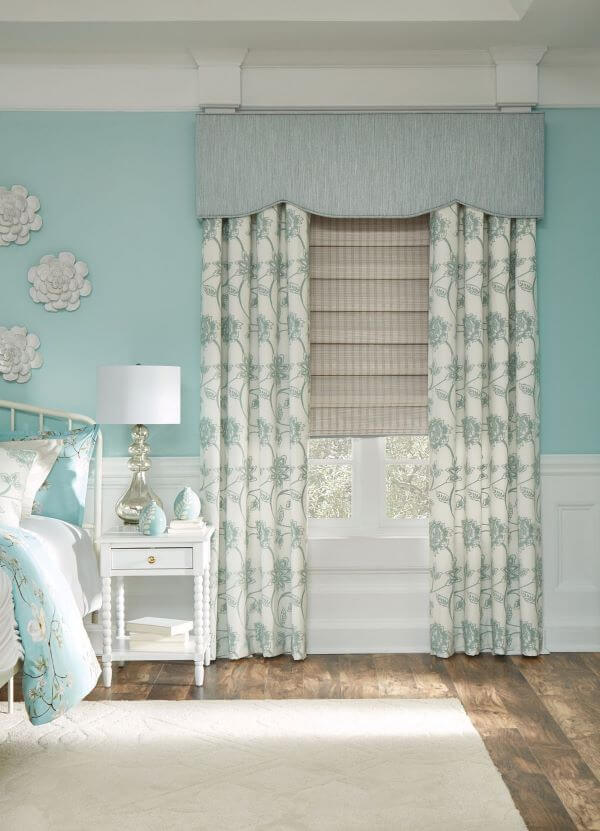 Layered window treatments is a beautiful way to use more that one type of window treatment to create a desired effect. 