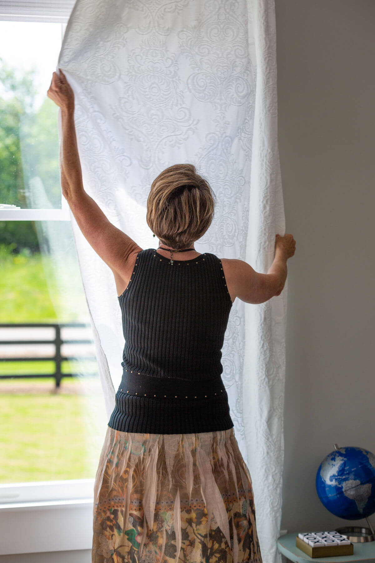 Recycling old window treatments will ensure your home is eco-friendly, even after your remodel. 