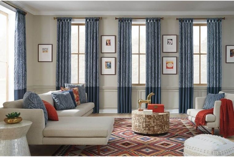 When using more than one pattern, be sure to blend complex prints with more simple patterns to make sure one does not distract from the other. When using more than one pattern, be sure to blend complex prints with more simple patterns to make sure one does not distract from the other.