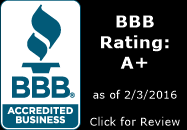 BBB Rating A+ 2/3/2016