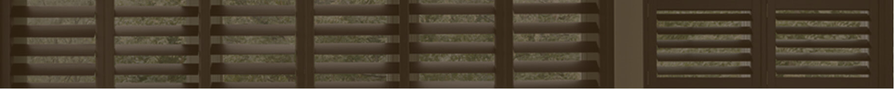 brown custom window shutters