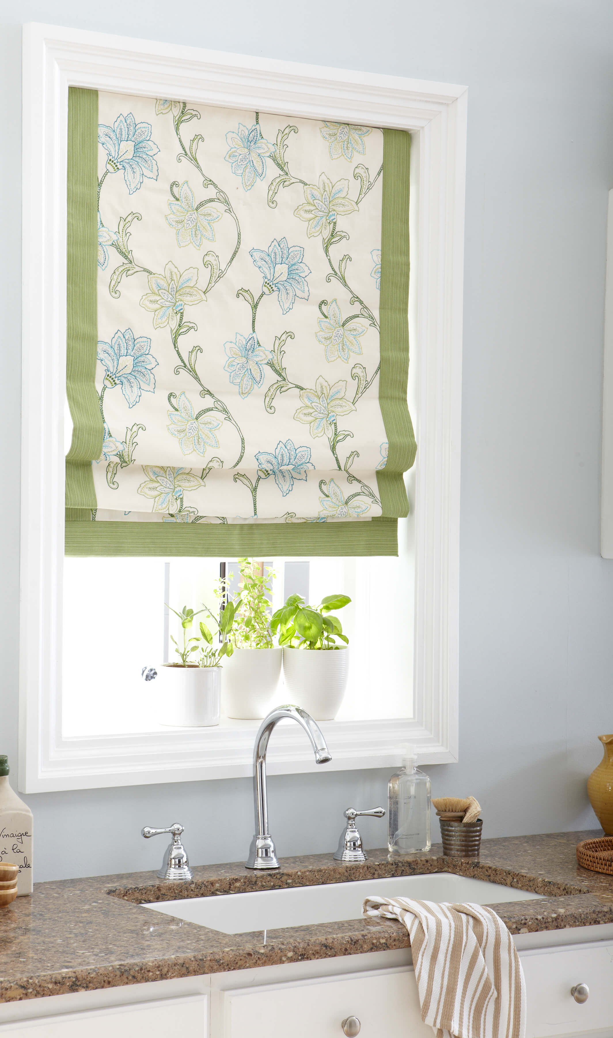 Roman shades are made from a variety of materials so it is important use cleaners that will not damage the treatment. 