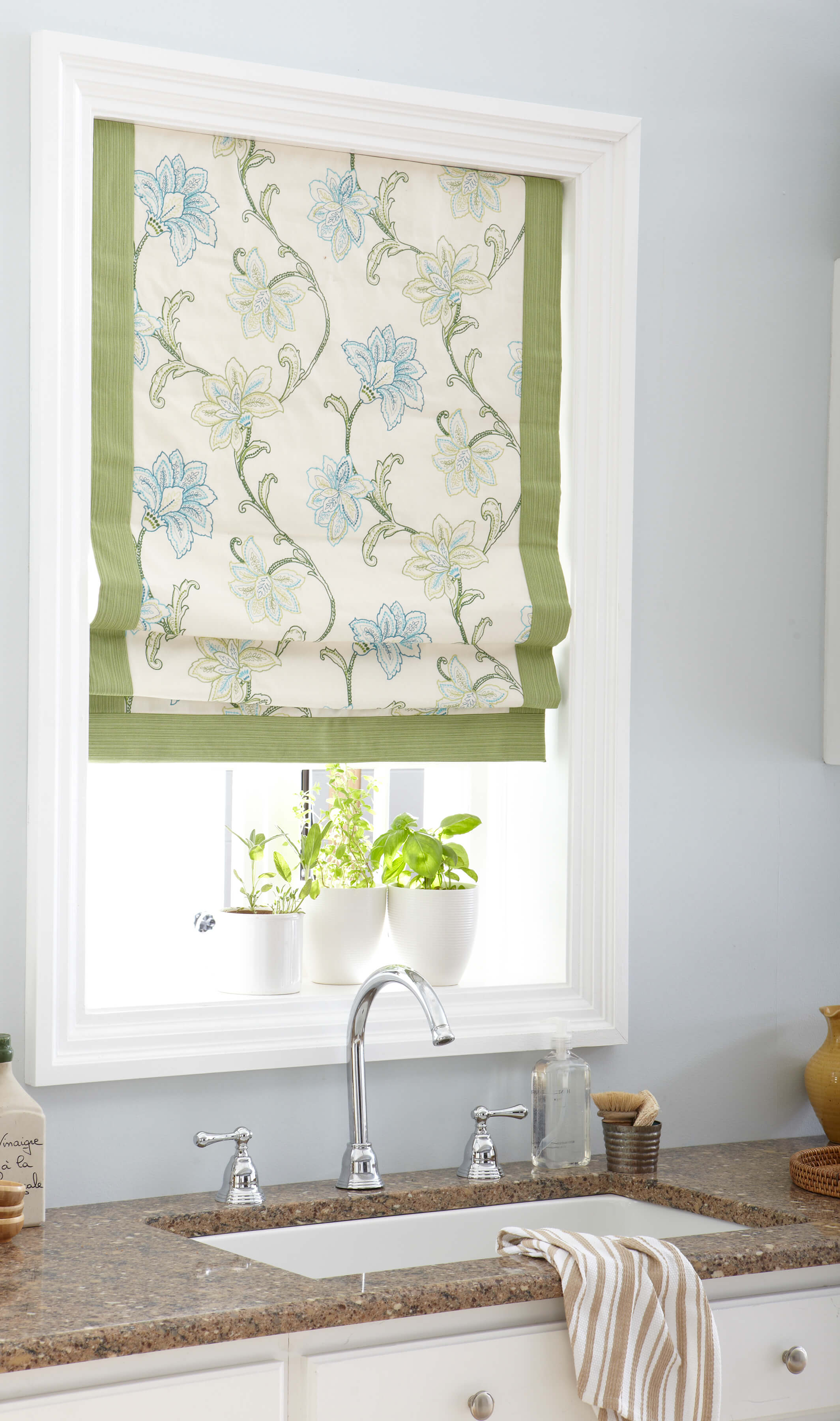 Roman shades are made from a variety of materials so it is important use cleaners that will not damage the treatment. Roman shades are made from a variety of materials so it is important use cleaners that will not damage the treatment.