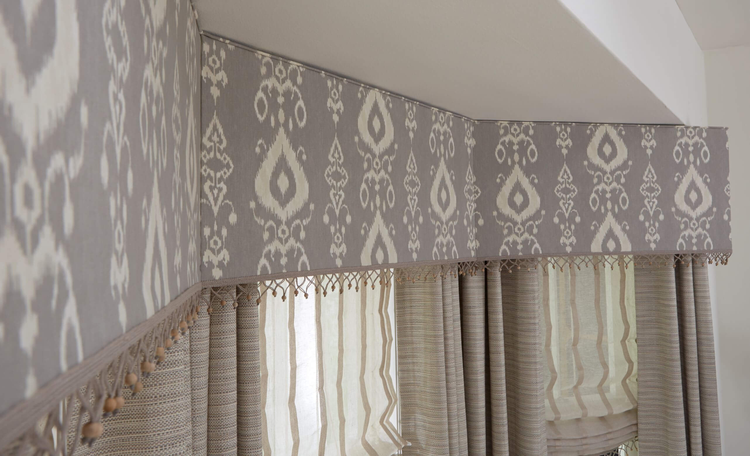 Top treatments do not need much cleaning other than a good dusting from time to time. Top treatments do not need much cleaning other than a good dusting from time to time.