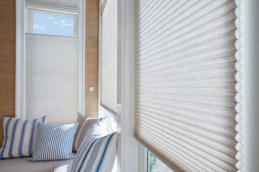 Motorized window treatments that use a connected home system can increase the energy efficiency in your home. 
