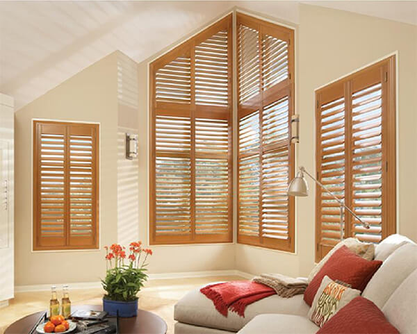 Neutral wooden shades