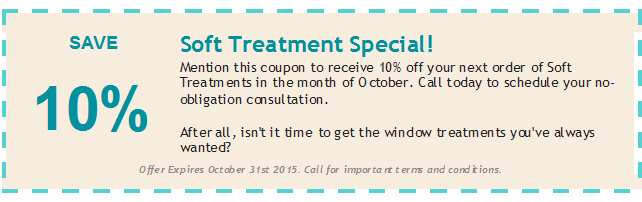 October 2015 Soft Treatment coupon