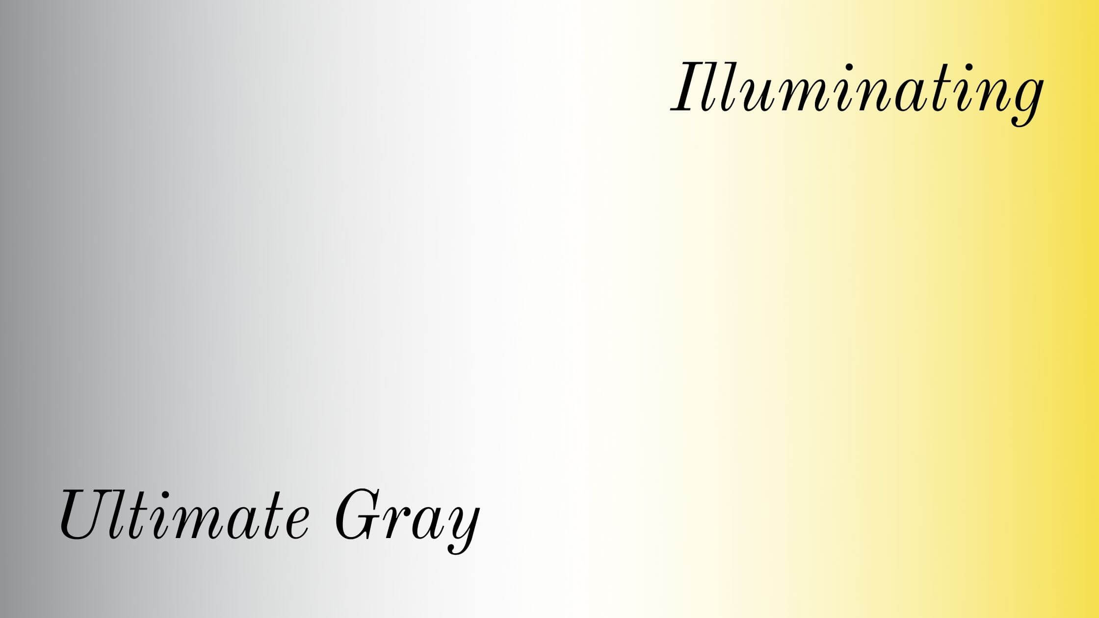 Pantone's color pairing for the year 2021 is Ultimate Gray and Illuminating which is anticipated to be a popular combination in window treatments and design. Design Trends 2021: Pantone's color pairing for the year 2021 is Ultimate Gray and Illuminating