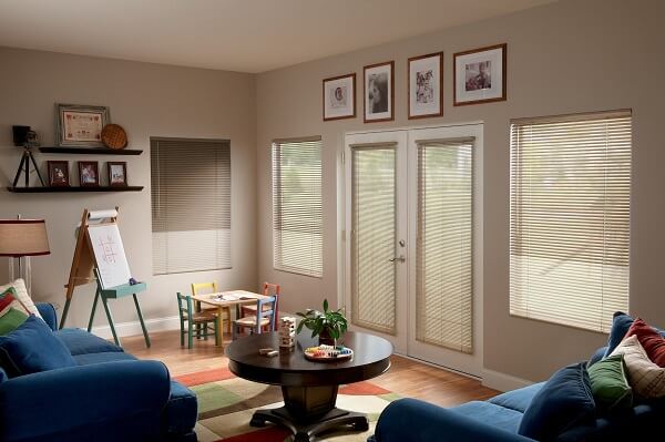 The best window treatment options for French doors are going to be lower profile window treatments that stay close to the windows. The best window treatment options for French doors are going to be lower profile window treatments that stay close to the windows.