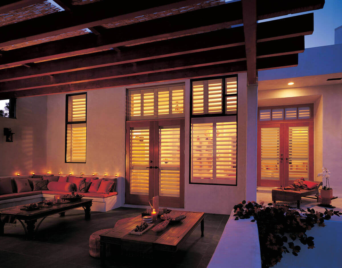 Enjoy entertaining outside by setting the mood with decor, lighting, and music. Enjoy entertaining outside by setting the mood with decor, lighting, and music.