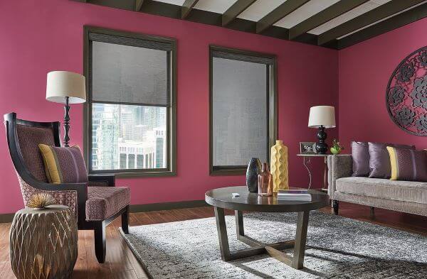 When selecting color choices for a room compare how they complement or contrast each other.