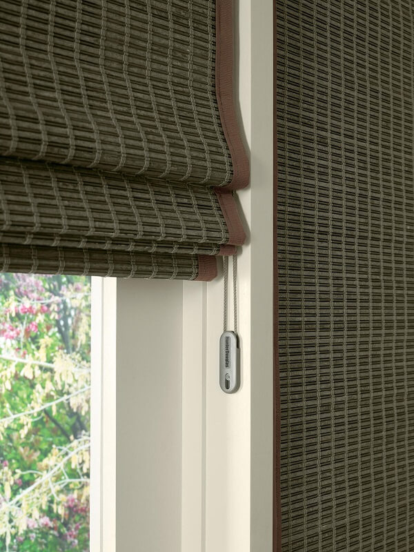 Continuous loop lift systems use one long circular cord to lift and lower the window treatment. Continuous loop lift systems use one long circular cord to lift and lower the window treatment.