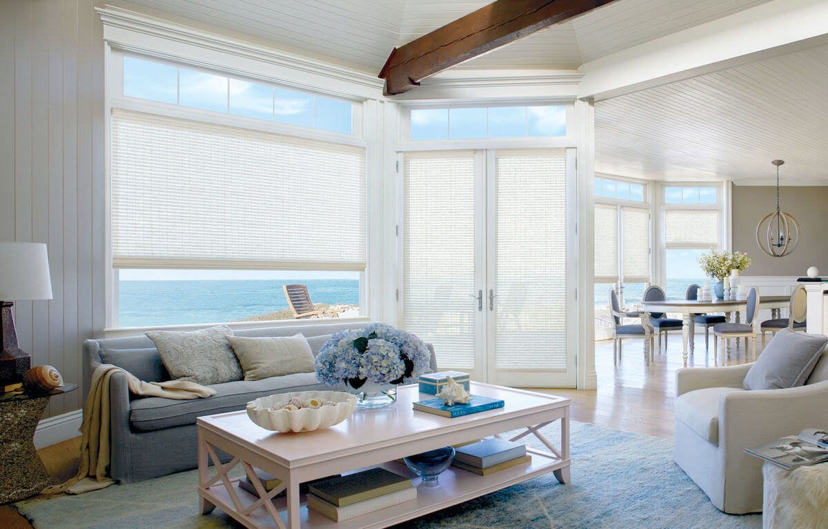 Coastal design styles are light and airy and feel like summer year round. Coastal window treatments will be simple and natural.