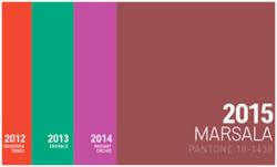 Pantone color of the year "Marsala" (robust shade of red)