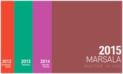 Pantone color of the year "Marsala" (robust shade of red)