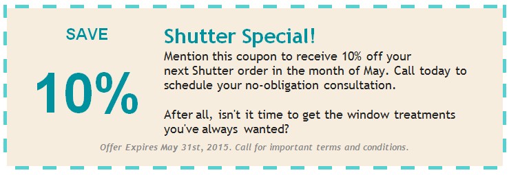 May 2015 Shutter coupon