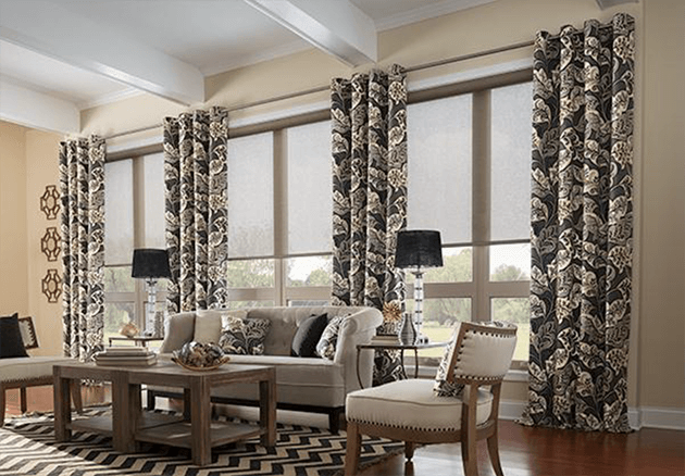 Layered Window Treatments
