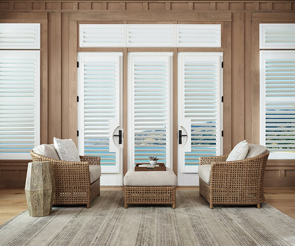 white shutters for coastal design