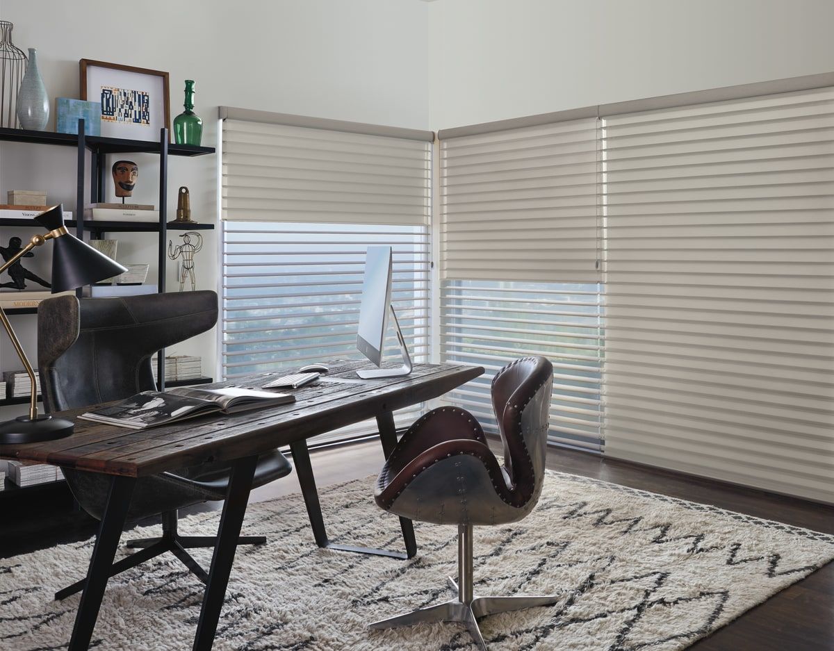Blinds for the home office Blinds for the home office