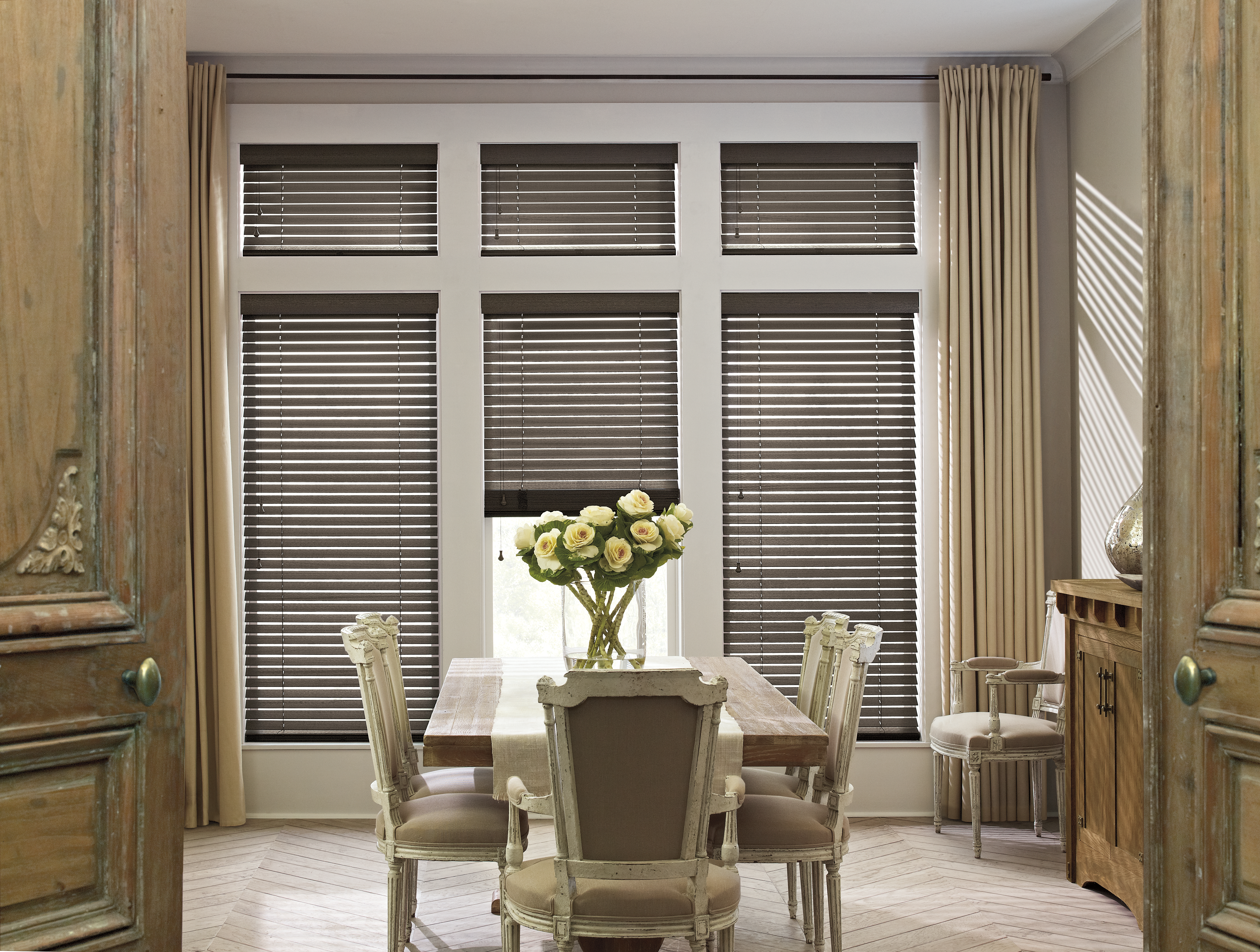 wood window blinds