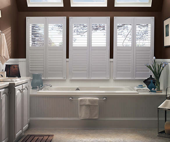 composite shutters for the bathroom