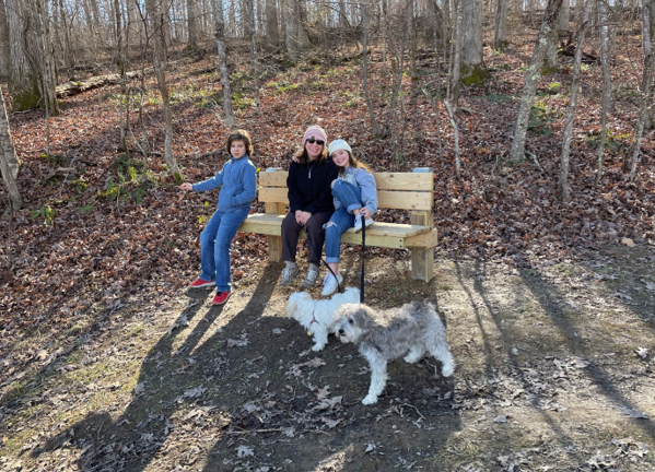 Dan's family photo at the park