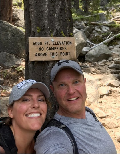 Tanya & husband hiking