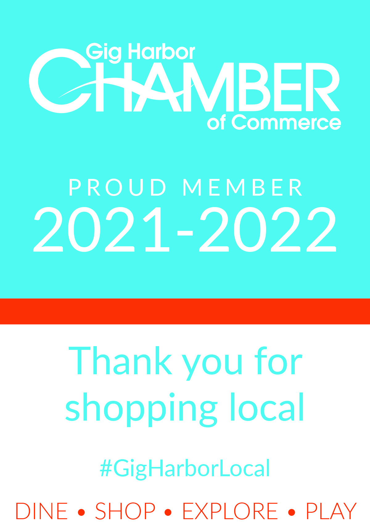 Gig Harbor Chamber of Commerce Proud Member