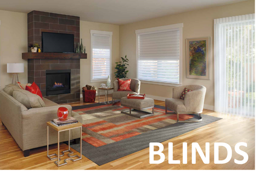 horizontal blinds and vertical blinds